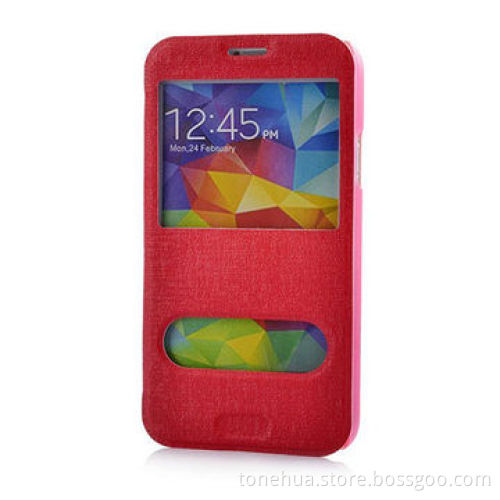 Dual Window S View Flip Case Battery Housing for Samsung S5